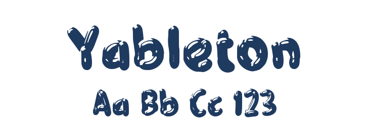 Yableton Font Preview