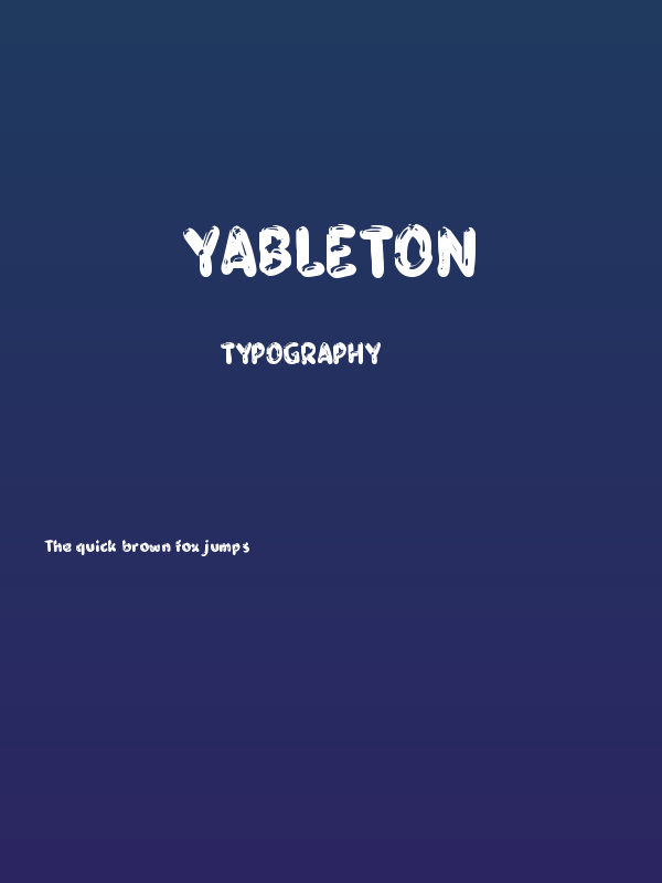 Yableton Poster