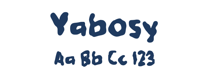 Yabosy Font Preview