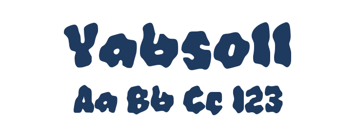 Yabsoll Font Preview