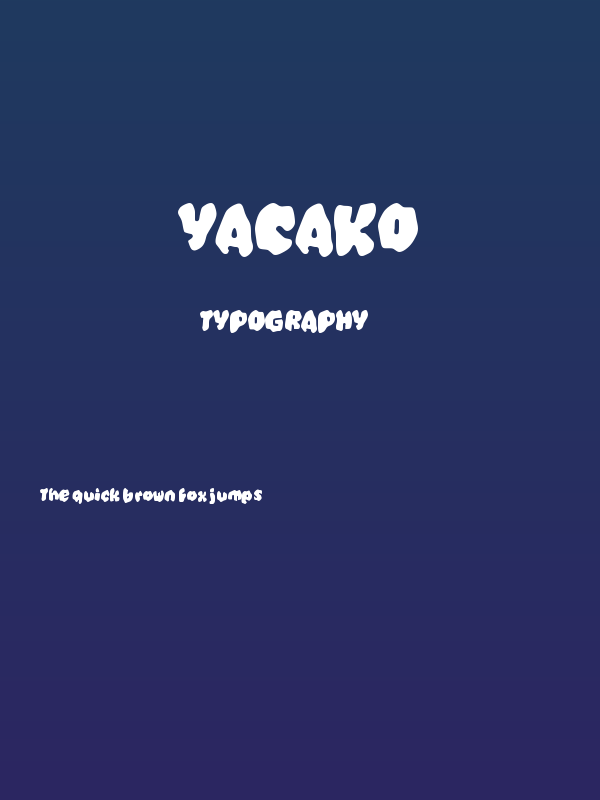 Yacako Poster