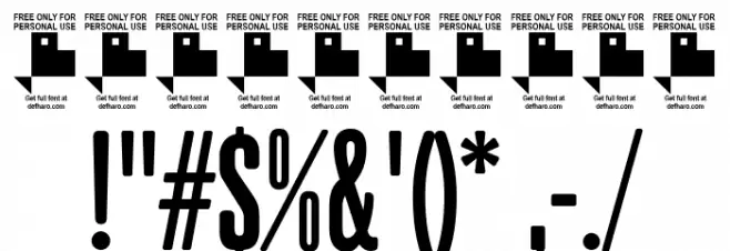 YacarenaUltraFFP Font OTHER CHARS