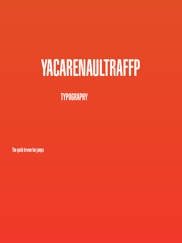 YacarenaUltraFFP Poster
