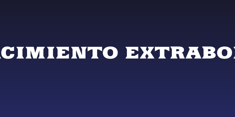 Yacimiento ExtraBold Social Header