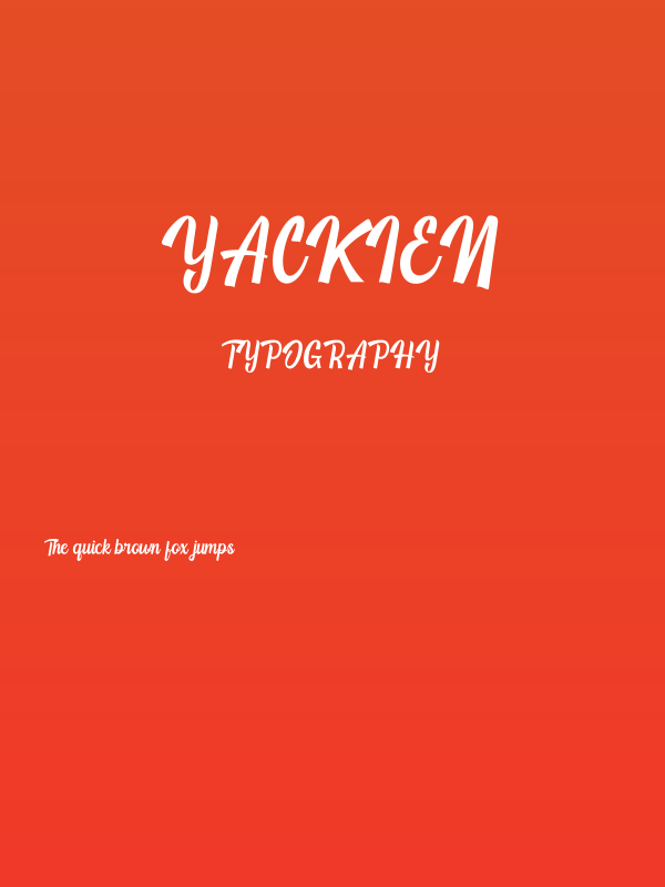 Yackien Poster