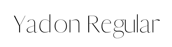 Yadon Regular  フリーフォントのダウンロード