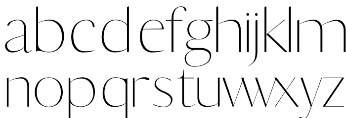 Yadon Regular Font LOWERCASE