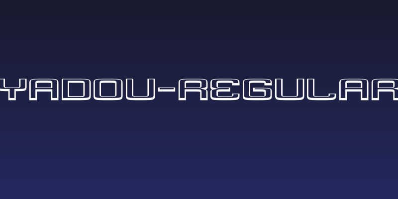 Yadou-Regular Social Header