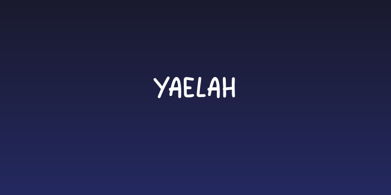 Yaelah Social Header