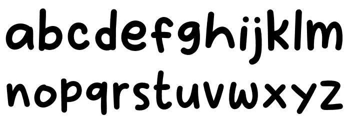 Yaelah Font LOWERCASE