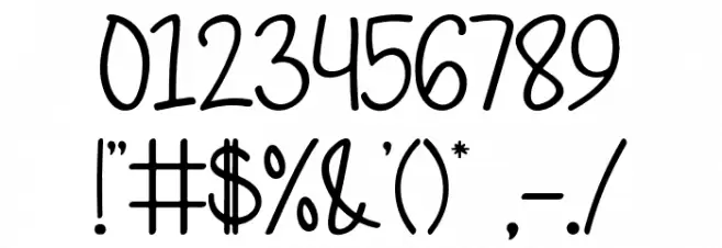 Yagami Light Font OTHER CHARS