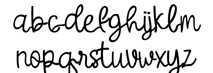 Yagami Light Font LOWERCASE