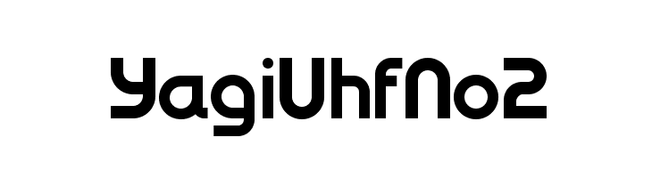 YagiUhfNo2 Font