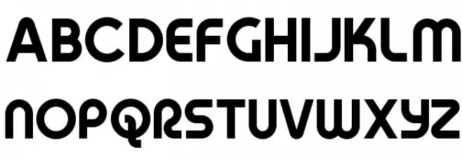 YagiUhfNo2 Schriftart Groß