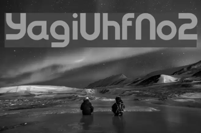 YagiUhfNo2 Font examples