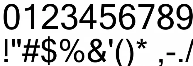 Yagora Font OTHER CHARS