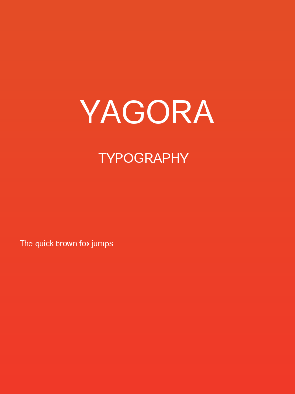 Yagora Poster