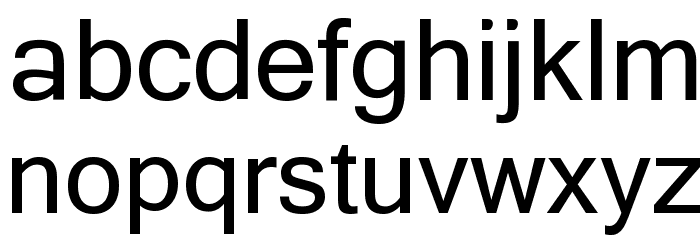 Yagora Font LOWERCASE