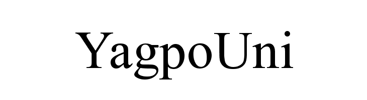 YagpoUni Font