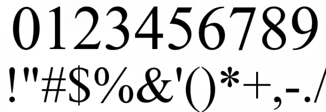 YagpoUni Font OTHER CHARS