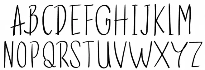 YahatsuPuRegular Schriftart Groß