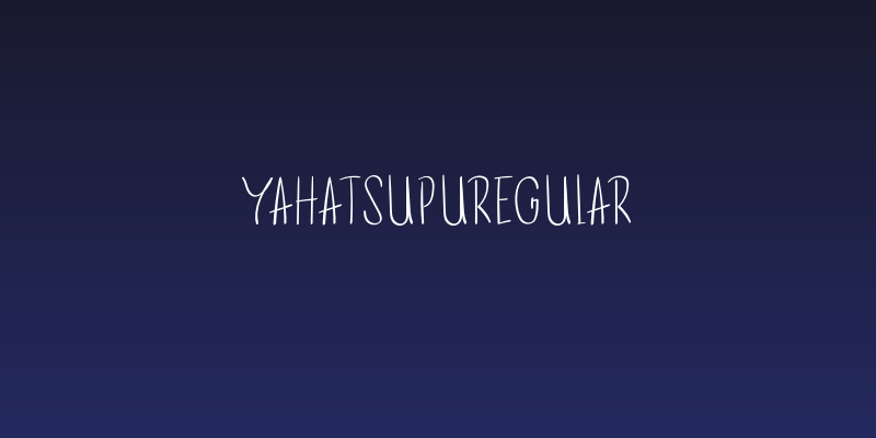 YahatsuPuRegular Social Header