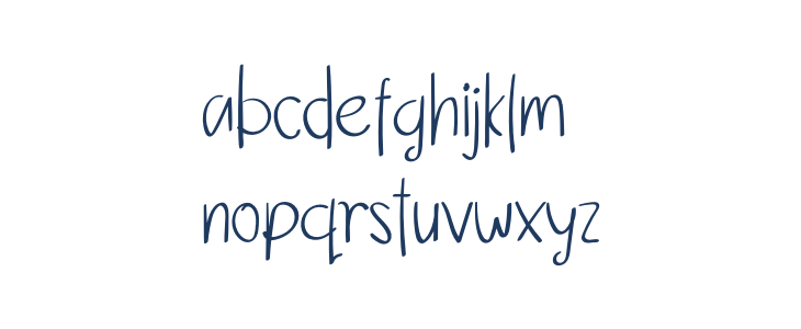 YahatsuPuRegular Lowercase