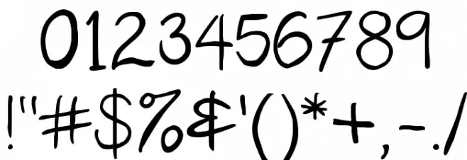 Yahfie Heavy Font OTHER CHARS