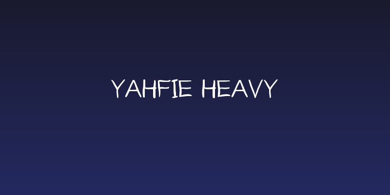 Yahfie Heavy Social Header