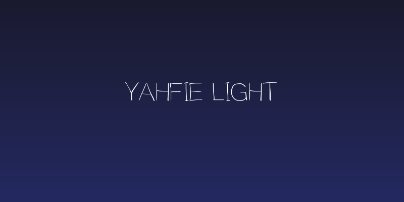 Yahfie Light Social Header