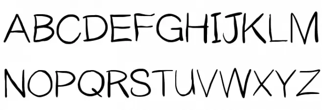 Yahfie Normal Font Litere mari