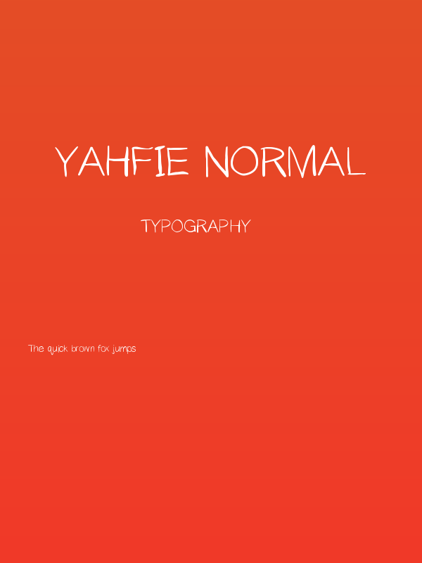 Yahfie Normal Poster
