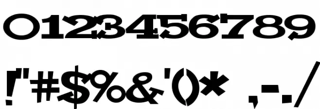 Yahoo Font OTHER CHARS