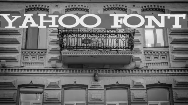 Yahoo Font examples