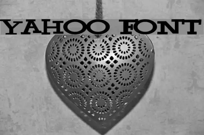 Yahoo Font examples