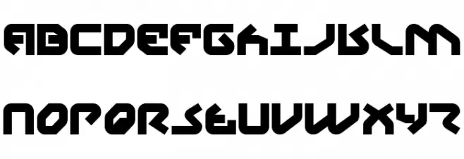 Yahren Bold Font UPPERCASE