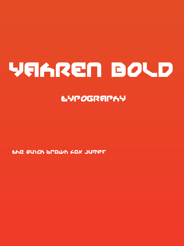 Yahren Bold Poster