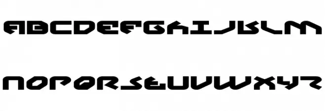 Yahren Expanded Bold Шрифта ВЕРХНИЙ