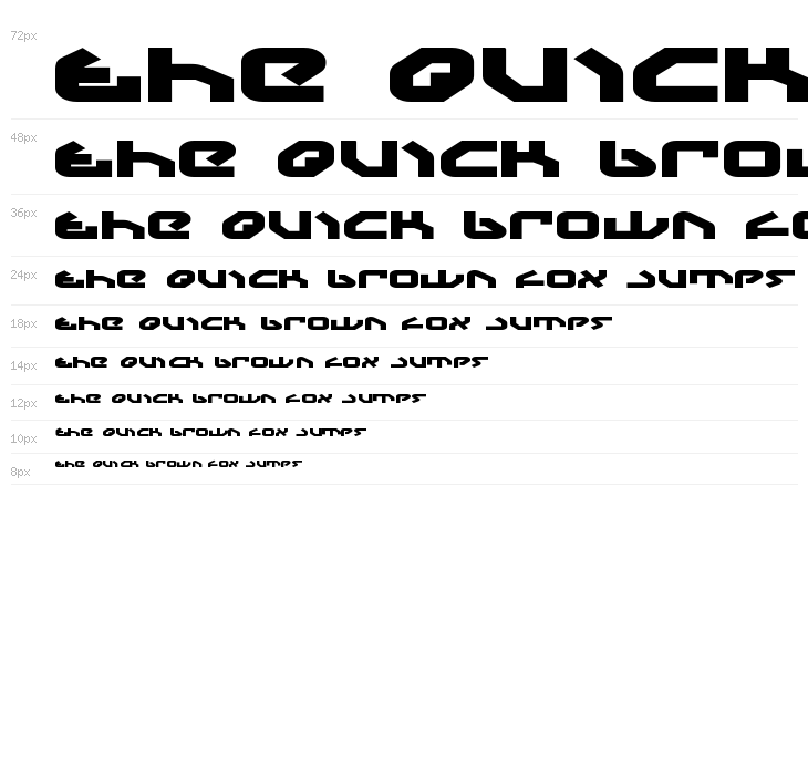 Yahren Expanded Bold Waterfall