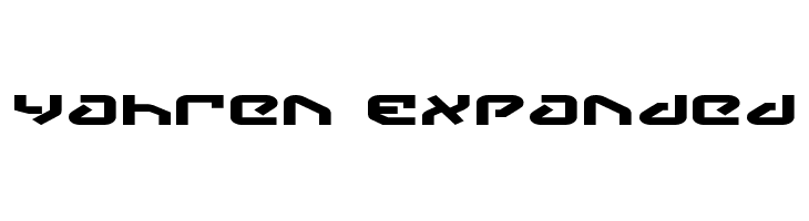 Yahren Expanded  font caratteri gratis