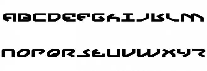 Yahren Expanded Шрифта ВЕРХНИЙ
