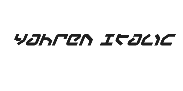 Yahren Italic Logo
