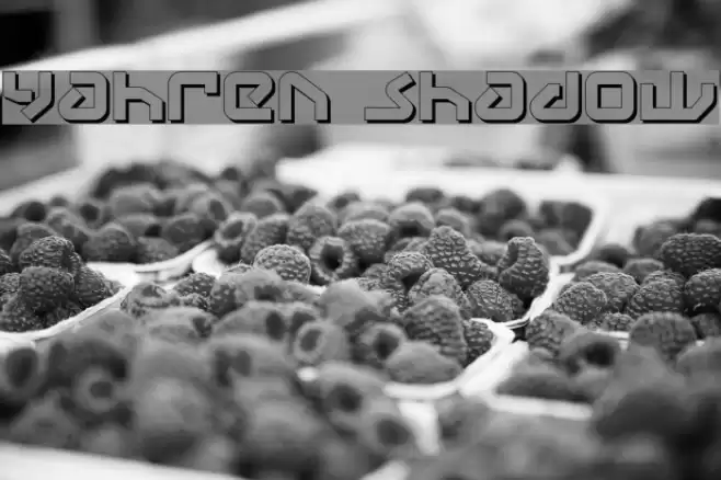 Yahren Shadow خط examples