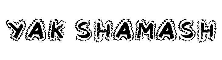 Yak Shamash  フリーフォントのダウンロード