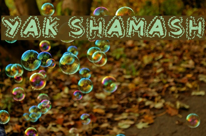 Yak Shamash Font examples