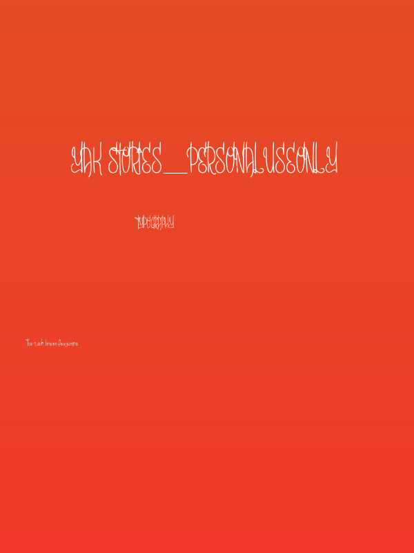 Yak Stories_PersonalUseOnly Poster