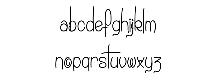 Yak Stories_PersonalUseOnly Font LOWERCASE