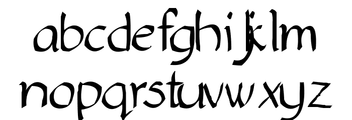 Yakap Font LOWERCASE