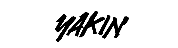 Yakin  नि: शुल्क फ़ॉन्ट्स डाउनलोड