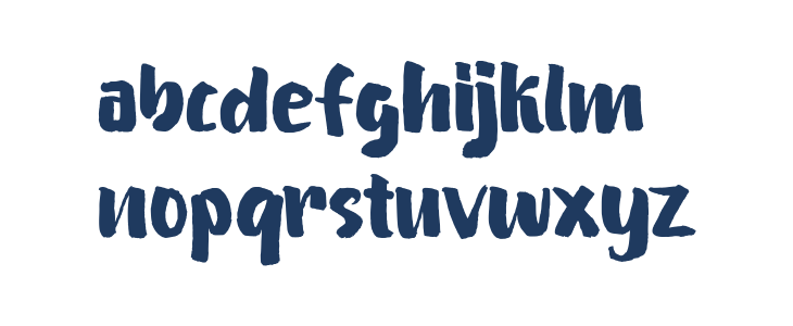 Yakow BRUSH Lowercase